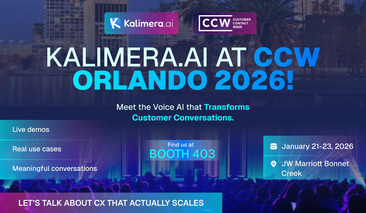 Scaling Global CX with Multilingual Voice AI: Visit Kalimera.ai at CCW Orlando 2026