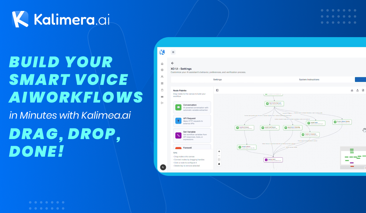 Build Your Smart Voice AI Workflows in Minutes with Kalimera.ai